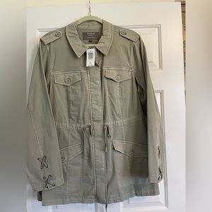 Lace up twill anorak, plus size 2x (18-20), TORRID, NWT Gorgeous! Never worn